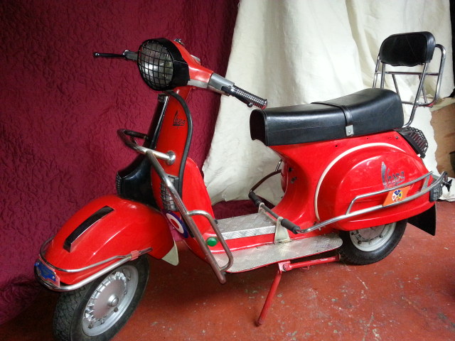 Motor-Bike-Mk1 Vespa Douglas 125-Classic Scooter